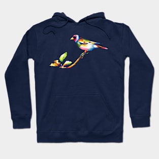 stieglitz bird in Pop Art Hoodie